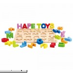 Hape Alphabet Blocks Learning Puzzle | Wooden ABC Letters Colorful Educational Puzzle Toy Board for Toddlers and Kids Multi-Colored Jigsaw Blocks Old Style B00QTNWLRM